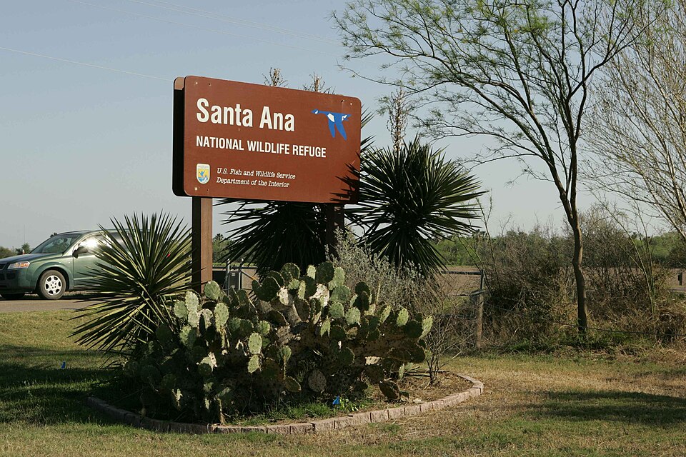 Santa Ana National Wildlife Refuge sign